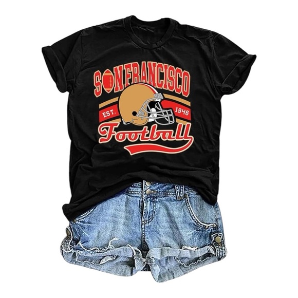 San Francisco Football 🏈 Football Dark Gray Tee - Picture 3 of 6